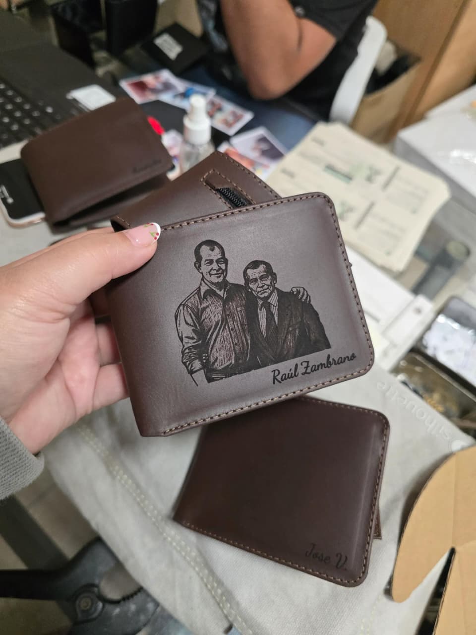 Billetera personalizada - Grabado Laser