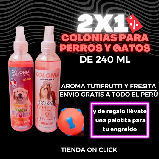 COLONIA PARA PERROS Y GATOS- ENVIO GRATIS