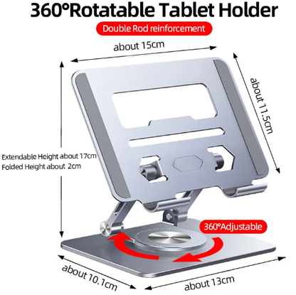 SOPORTE UNIVERSAL PARA TABLET Y CELULAR CON GIRO DE 360 GRADOS - ENVIO GRATIS