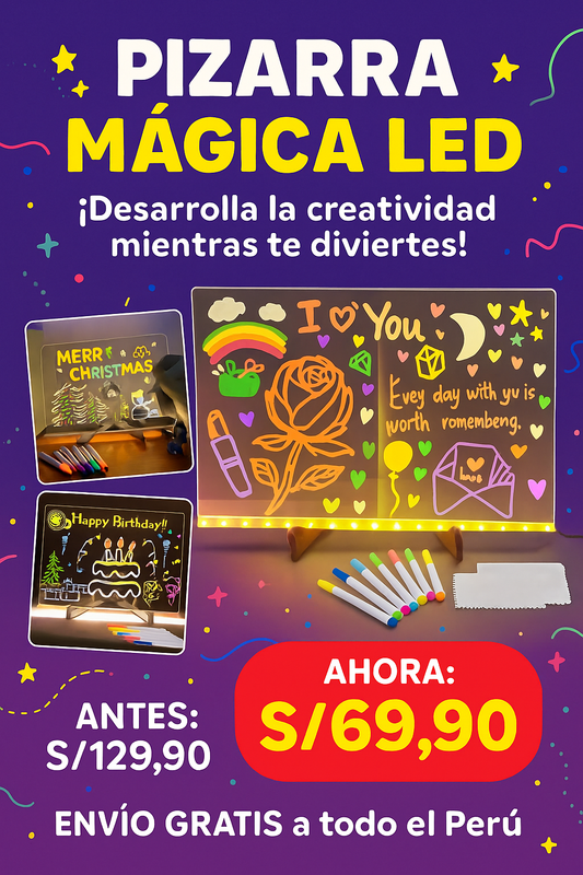 PIZARRA MÁGICA LED