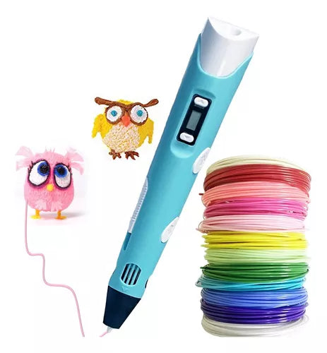 LÁPIZ MÁGICO 3D + 3 FILAMENTOS | ENVÍO GRATIS