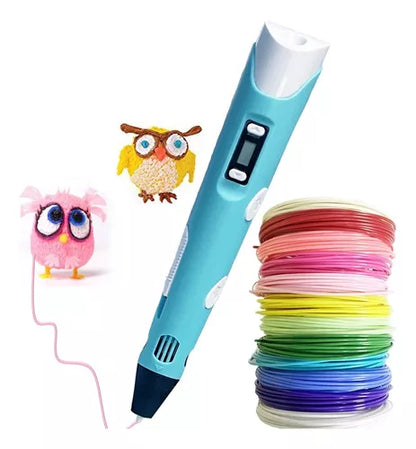 LÁPIZ MÁGICO 3D + 3 FILAMENTOS | ENVÍO GRATIS