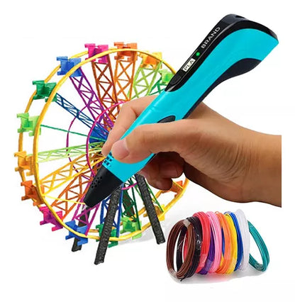 LÁPIZ MÁGICO 3D + 3 FILAMENTOS | ENVÍO GRATIS