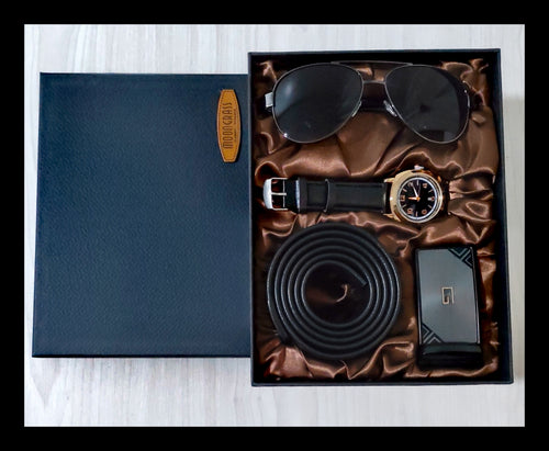 ESTUCHE DE LUJO PARA HOMBRE : LENTES, RELOJ Y CORREA - SEGUNDA COMPRA
