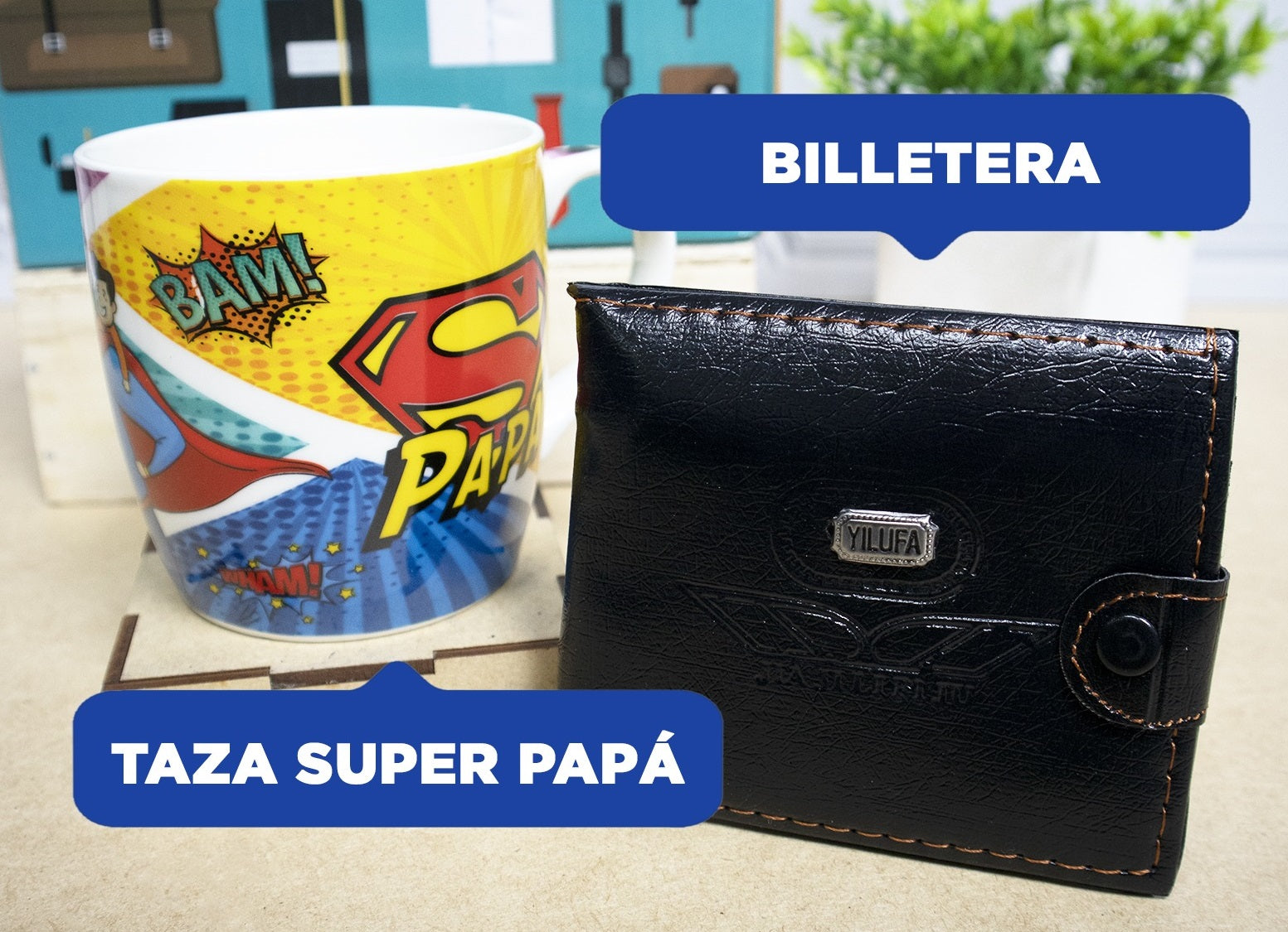 TAZA CON BILLETERA PARA PAPÁ  👔- ENVIO GRATIS