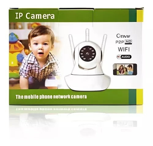 Cámara De Vigilancia Inalámbrica De 355 Grados WiFi Red Remota Hogar - ENVIO GRATIS