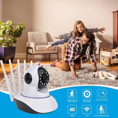 Cámara De Vigilancia Inalámbrica De 355 Grados WiFi Red Remota Hogar - ENVIO GRATIS