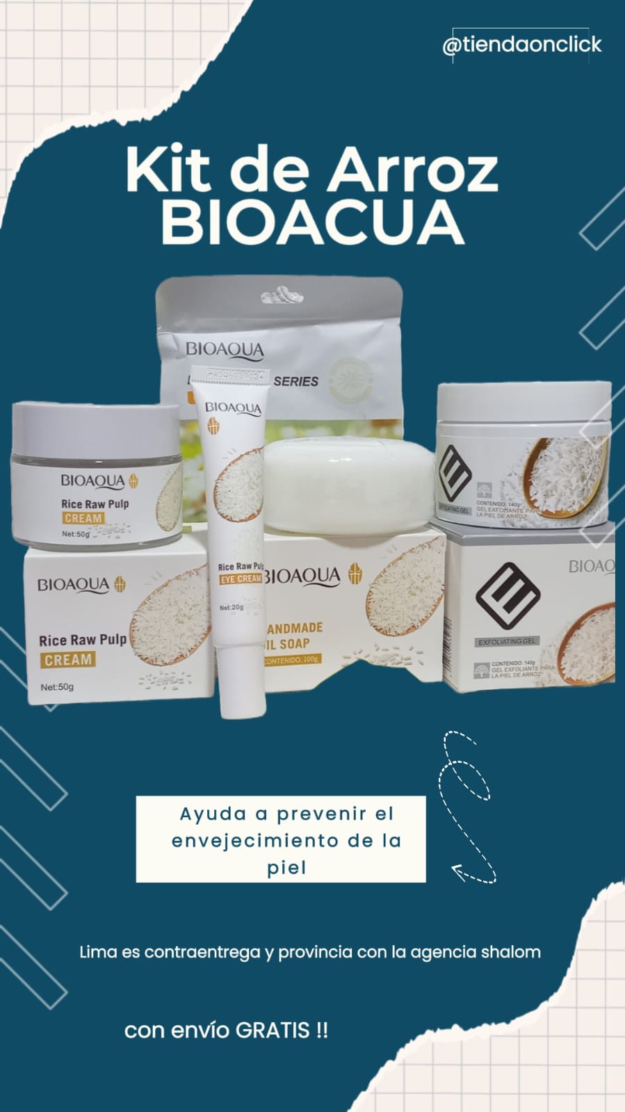 KIT DE ARROZ BIOACUA - ENVIO GRATIS