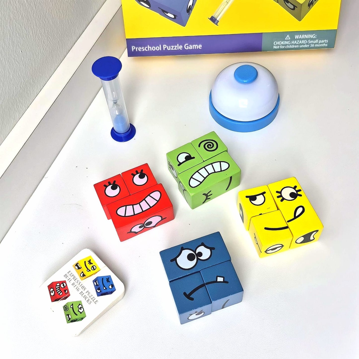 CUBOS DIDACTICOS DE EMOCIONES CON TIMBRE DE CAMPANA - SEGUNDA COMPRA