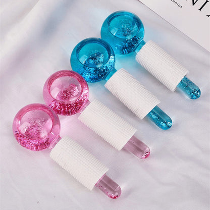2 Rodillos Masajeador Facial Esferas Frías - ENVIO GRATIS