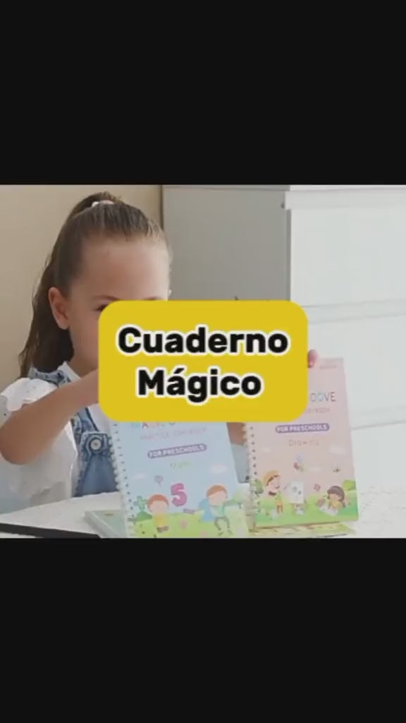 POR SEGUNDA COMPRA: SET DEL CUADERNO MAGICO (DIBUJO, NUMEROS, ALFABETO, MATEMATICAS)